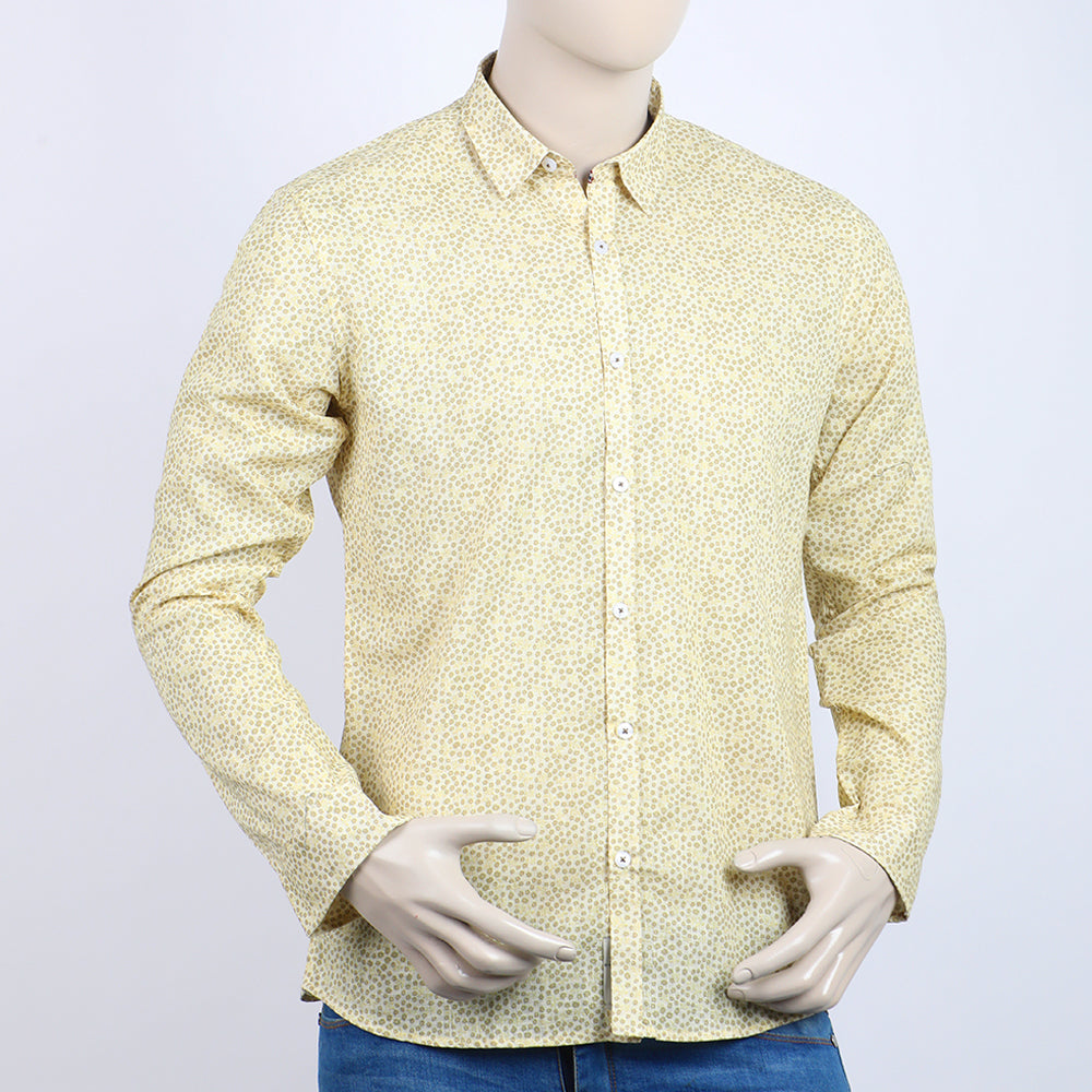 Eminent Men's Casual Printed Shirt - Lemon Yellow, Men's Shirts, Eminent, Chase Value