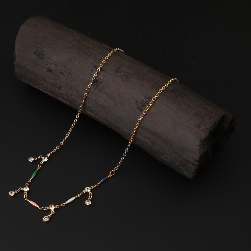 Girls Fancy Chain Locket - Golden, Girls Necklace & Chains, Chase Value, Chase Value