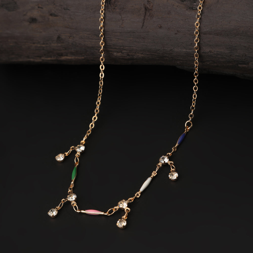 Girls Fancy Chain Locket - Golden, Girls Necklace & Chains, Chase Value, Chase Value