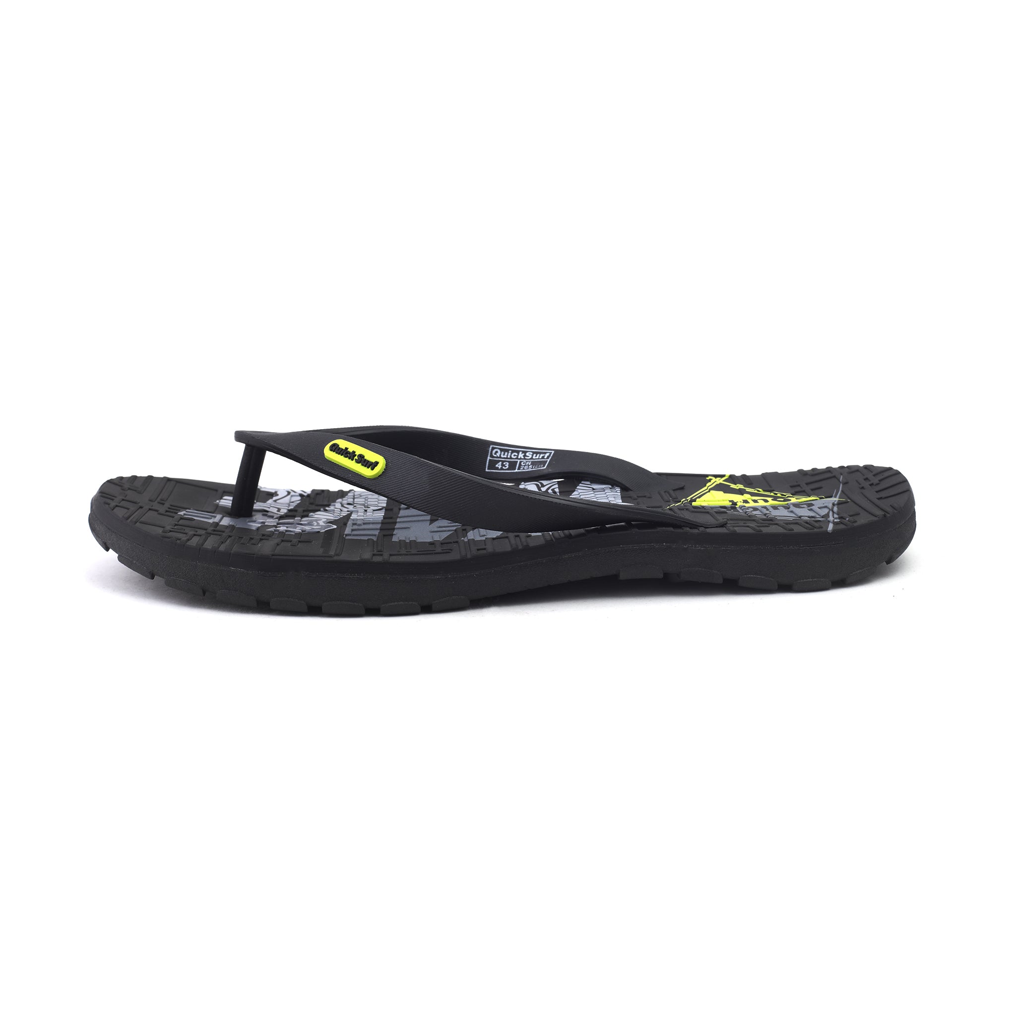 Men's Original Quick Surf Flip Flop Slipper - Black, Men's Slippers, Chase Value, Chase Value