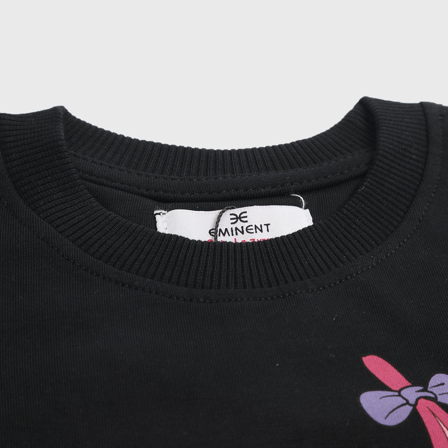 Eminent Girls Full Sleeves Sweatshirt - Black, Girls Sweaters, Eminent, Chase Value