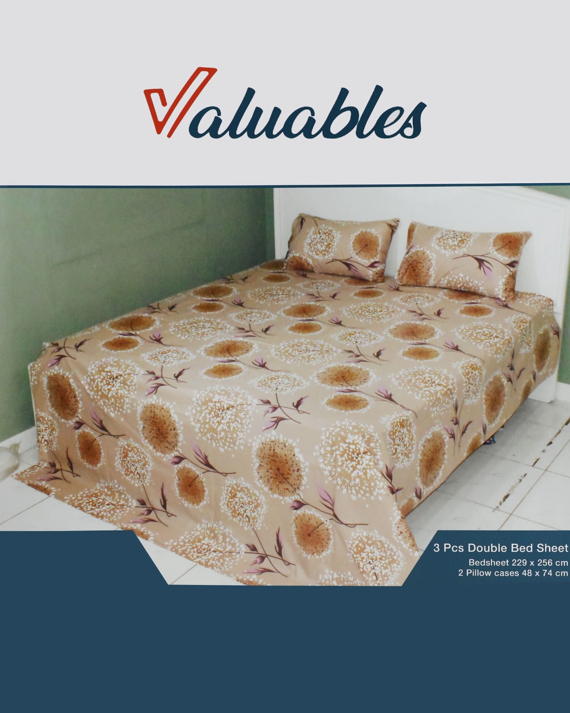 Double Bed Sheet, Double Size Bed Sheet, Chase Value, Chase Value