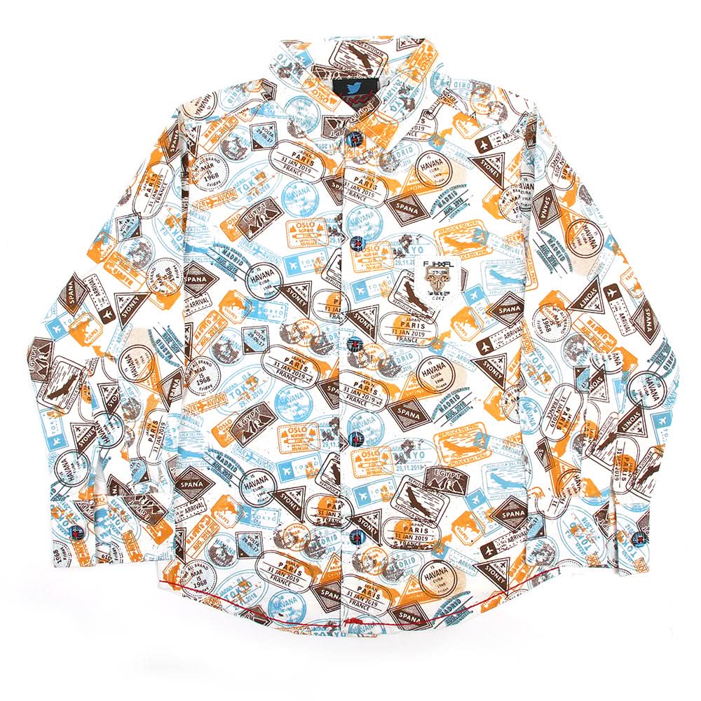 Boys Full Sleeves Shirt - White, Boys Shirts, Chase Value, Chase Value