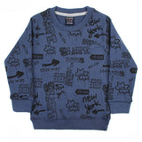 Boys Sweat Shirt - Steel Blue, Boys Hoodies & Sweat Shirts, Chase Value, Chase Value