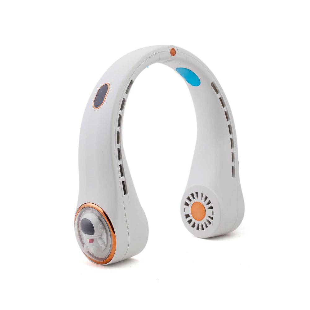 Loaf Less Neck Fan HYD22 J1 - White, Rechargeable Fan, Chase Value, Chase Value