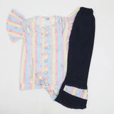 Girls Half Sleeves Tight Suit - Multi Color, Girls Suits, Chase Value, Chase Value