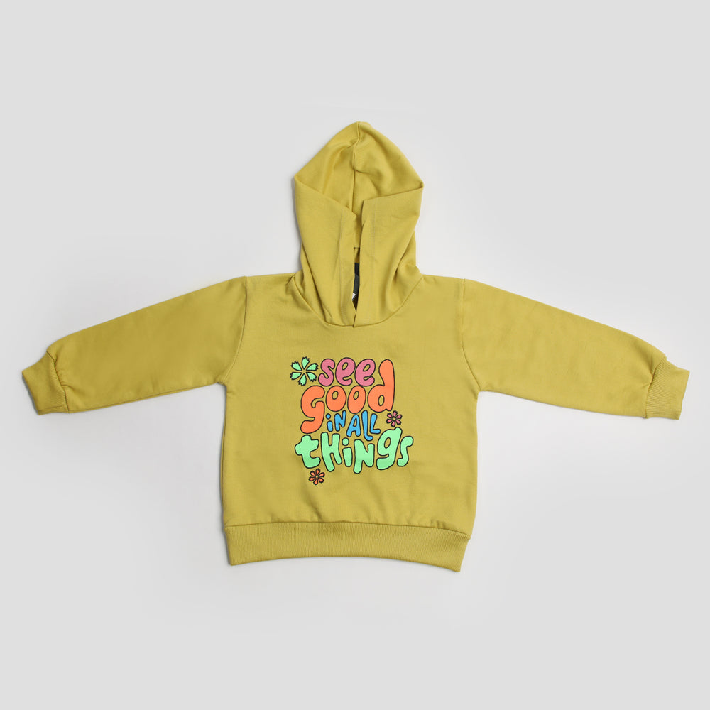 Girls Hoodie T-Shirt - Mustard, Girls Hoodies & Sweat Shirts, Chase Value, Chase Value
