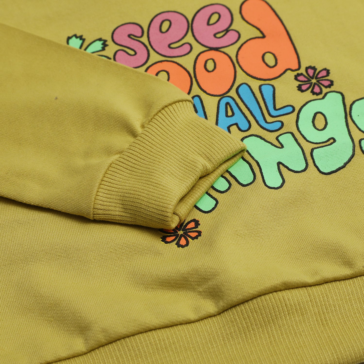 Girls Hoodie T-Shirt - Mustard, Girls Hoodies & Sweat Shirts, Chase Value, Chase Value