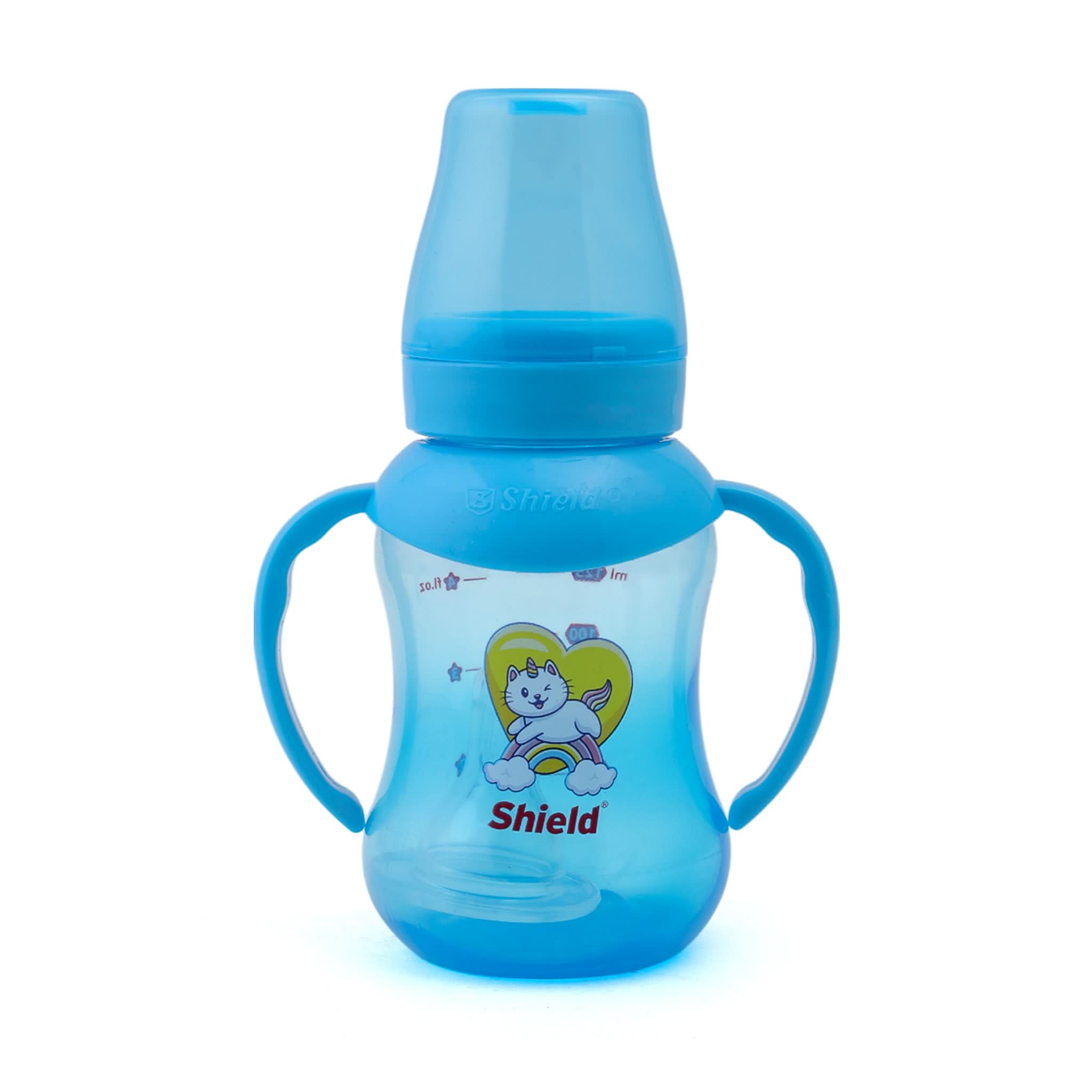 Shield Deluxe Feeder 125Ml - Blue, Feeding Supplies, Shield, Chase Value