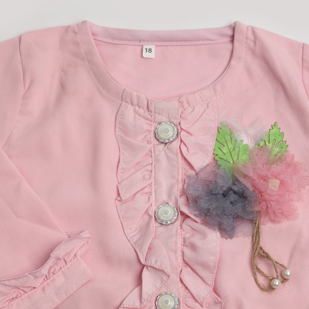 Girls Full Sleeves Tight Suit - Green, Girls Suits, Chase Value, Chase Value