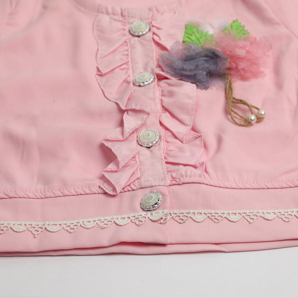 Girls Full Sleeves Tight Suit - Green, Girls Suits, Chase Value, Chase Value