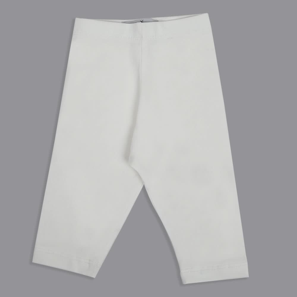 Eminent Newborn Girls Tight - White, Newborn Girls Shorts Skirts & Pants, Eminent, Chase Value