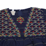 Girls Embroidered Shalwar Suit - Navy Blue, Girls Shalwar Kameez, Chase Value, Chase Value