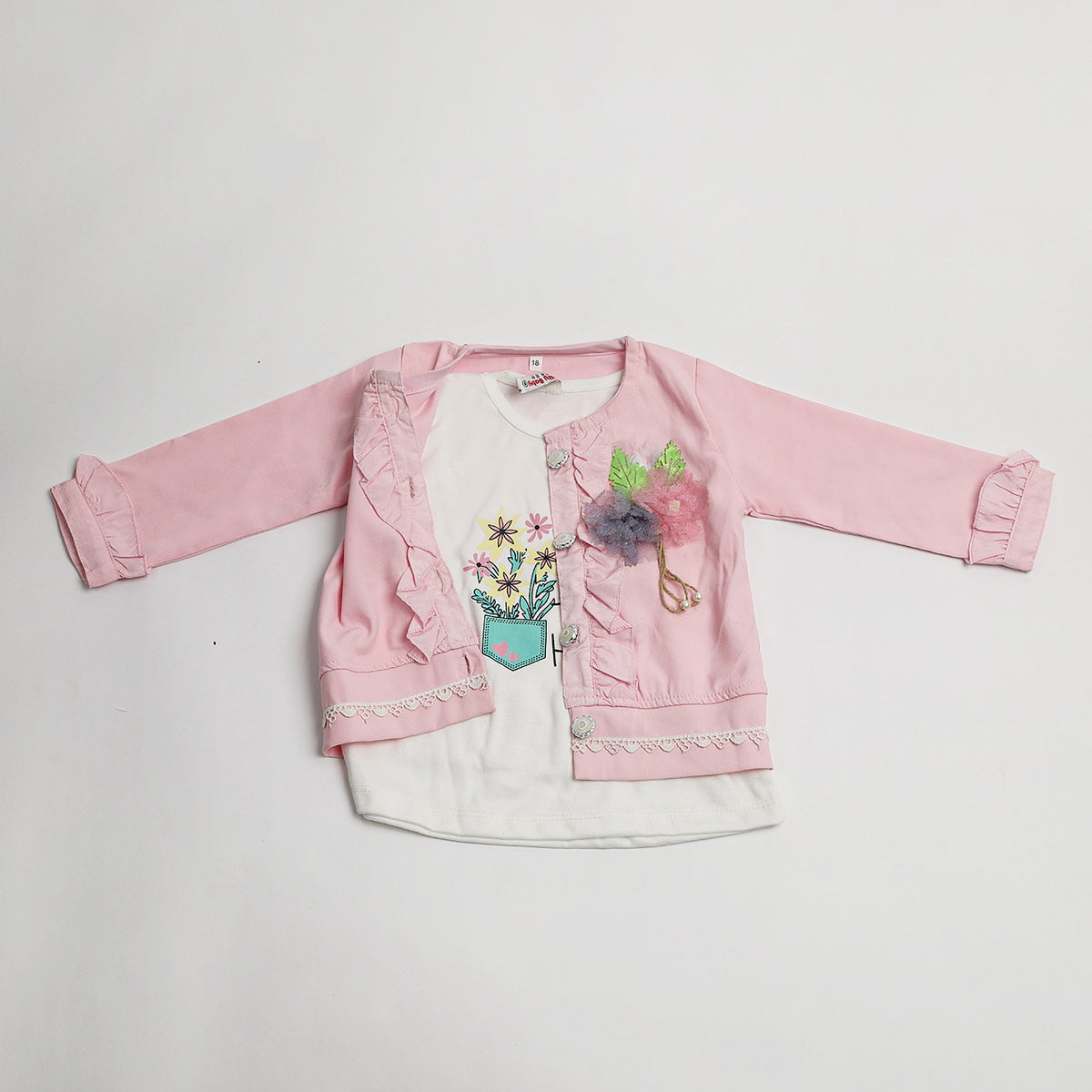 Girls Full Sleeves Tight Suit - Green, Girls Suits, Chase Value, Chase Value