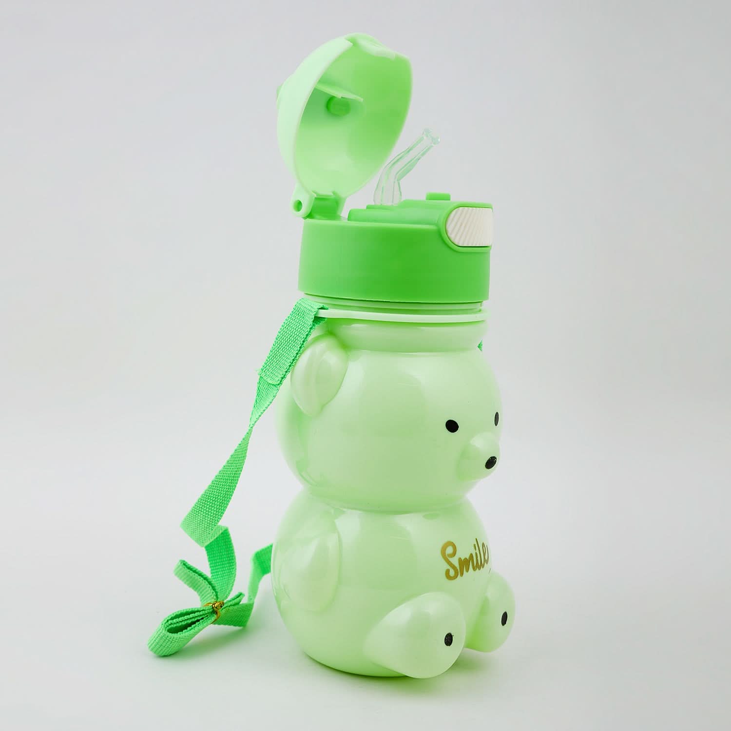 Newborn Teddy Bear Water Bottle - Green, Feeding Supplies, Chase Value, Chase Value