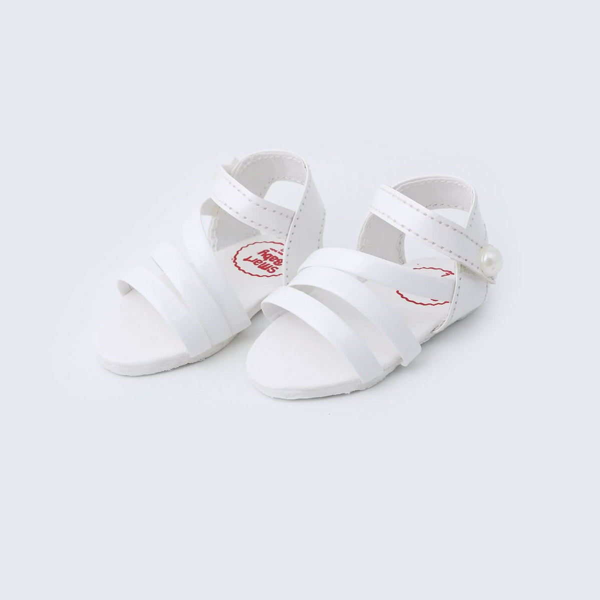 Newborn Baby Pumpy Step & Casual Sandals - White, Newborn Caps, Shoes & Socks, Chase Value, Chase Value