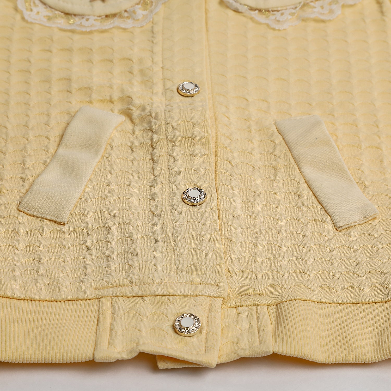 Girls Full Sleeves Tight Suit - Yellow, Girls Suits, Chase Value, Chase Value