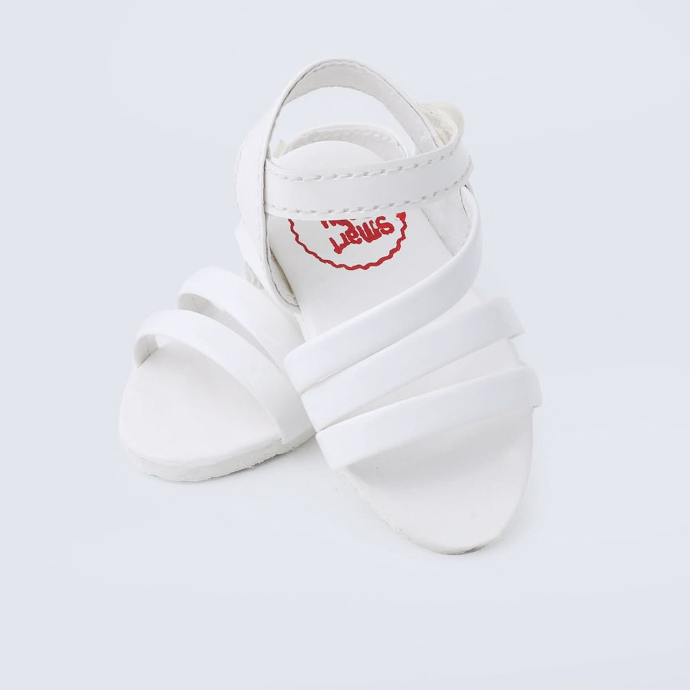 Newborn Baby Pumpy Step & Casual Sandals - White, Newborn Caps, Shoes & Socks, Chase Value, Chase Value