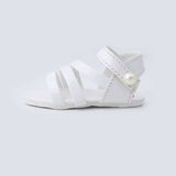 Newborn Baby Pumpy Step & Casual Sandals - White, Newborn Caps, Shoes & Socks, Chase Value, Chase Value