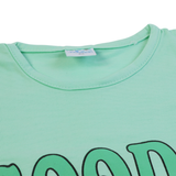 Girls Tight Half Sleeves Suit - Sea Green, Girls Suits, Chase Value, Chase Value