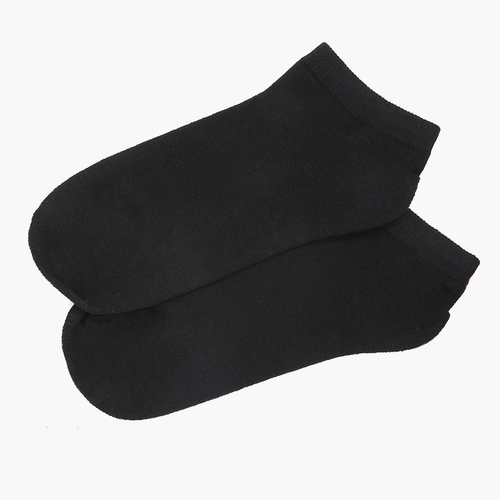 Eminent Men’s Plain Lycra Ankle Socks - Black, Men's Socks, Eminent, Chase Value