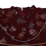 Girls Embrioded Shalwar Suit - Maroon, Girls Shalwar Kameez, Chase Value, Chase Value