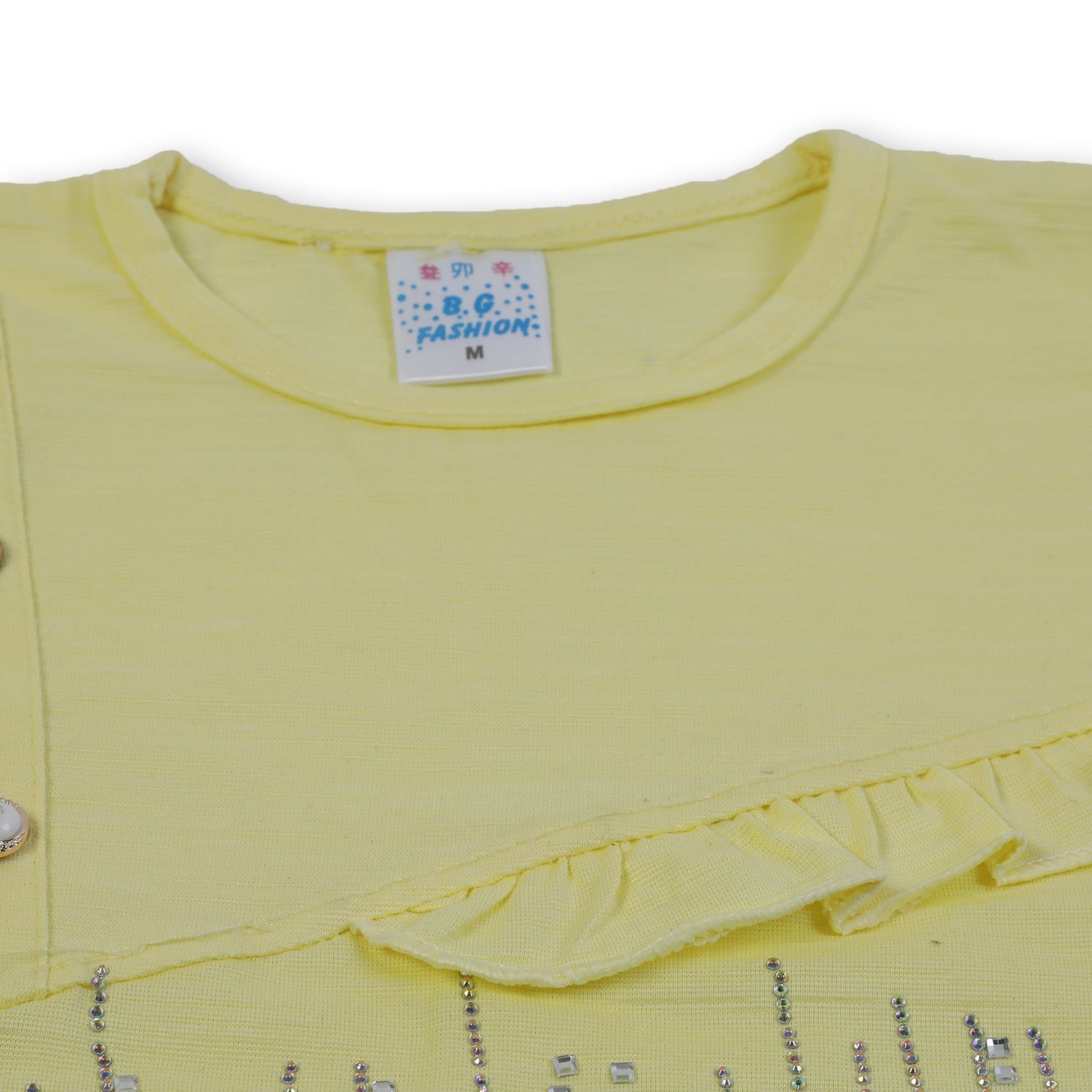 Girls Tight Half Sleeves Suit - Lemon, Girls Suits, Chase Value, Chase Value