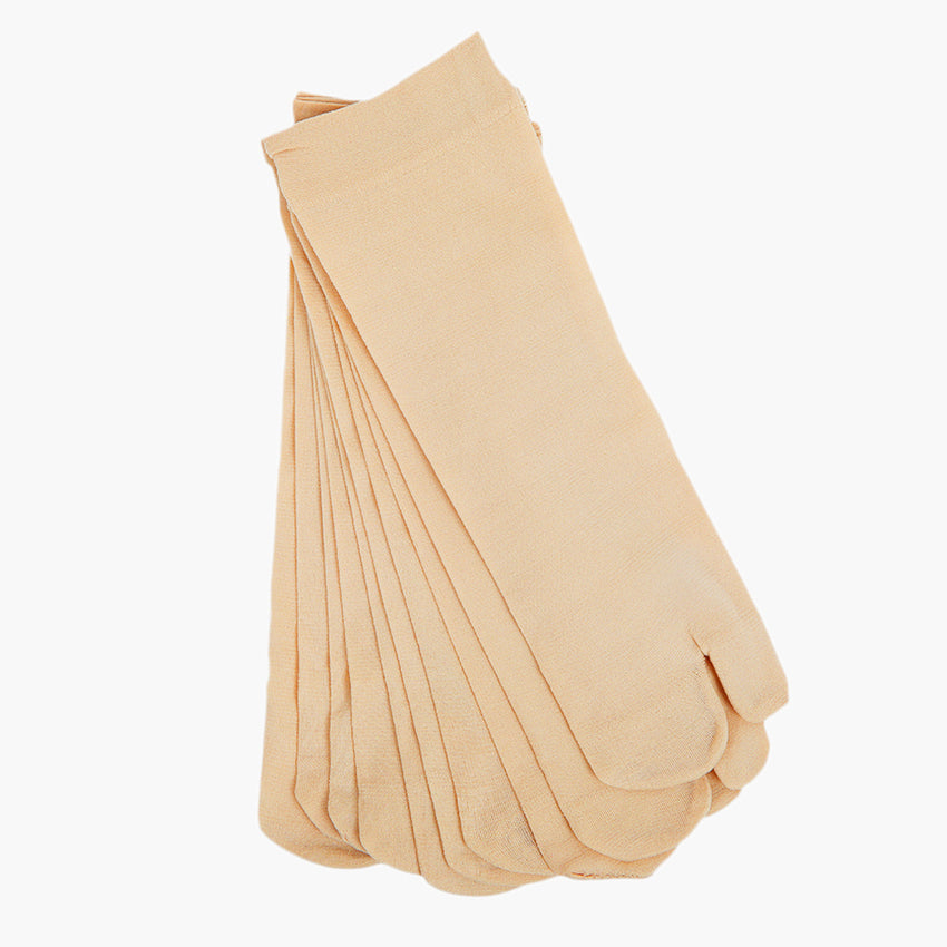 Women's Ankle Socks Pack of 5 - Skin