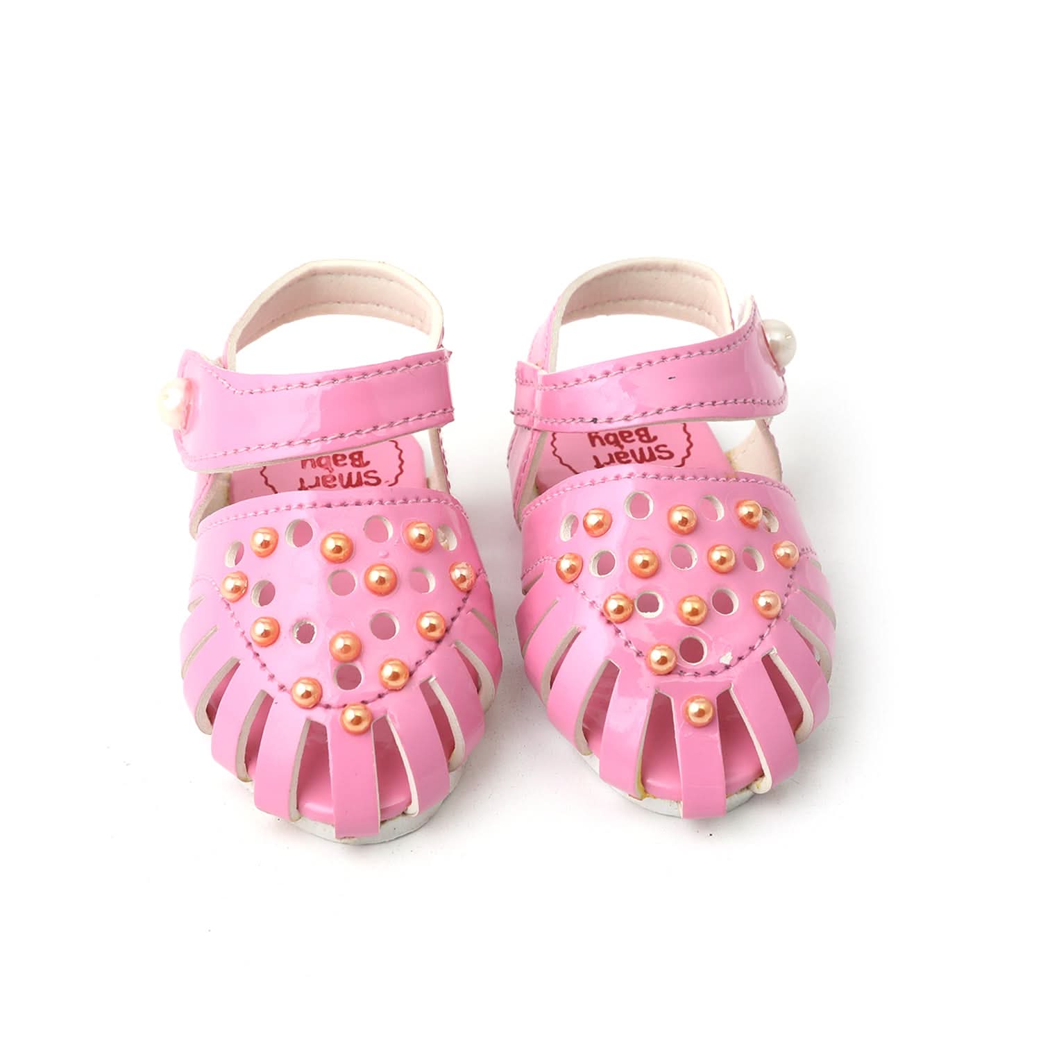 Newborn Baby Pumpy Stone (Panja) - Pink, Newborn Caps, Shoes & Socks, Chase Value, Chase Value