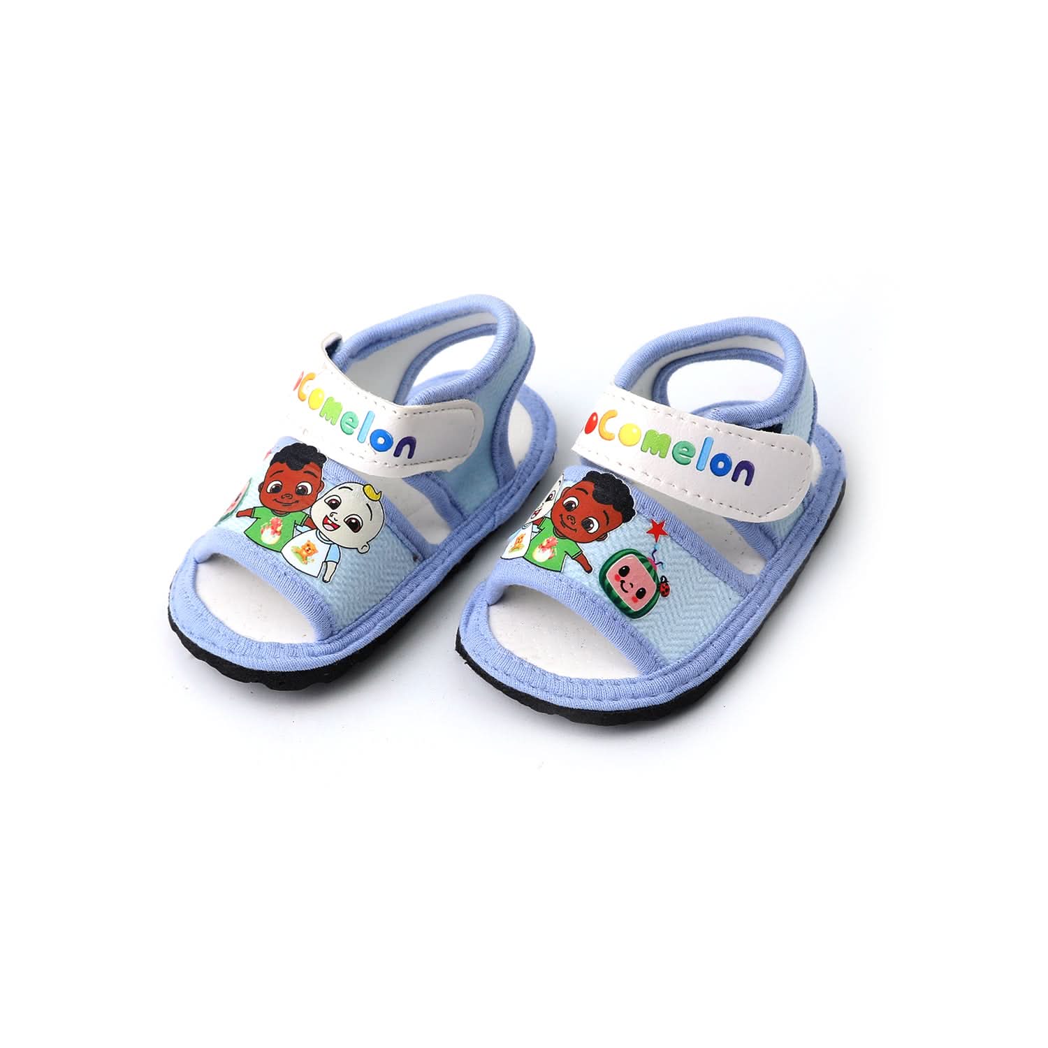 Newborn Boys Character Sandle - Light Blue, Newborn Caps, Shoes & Socks, Chase Value, Chase Value