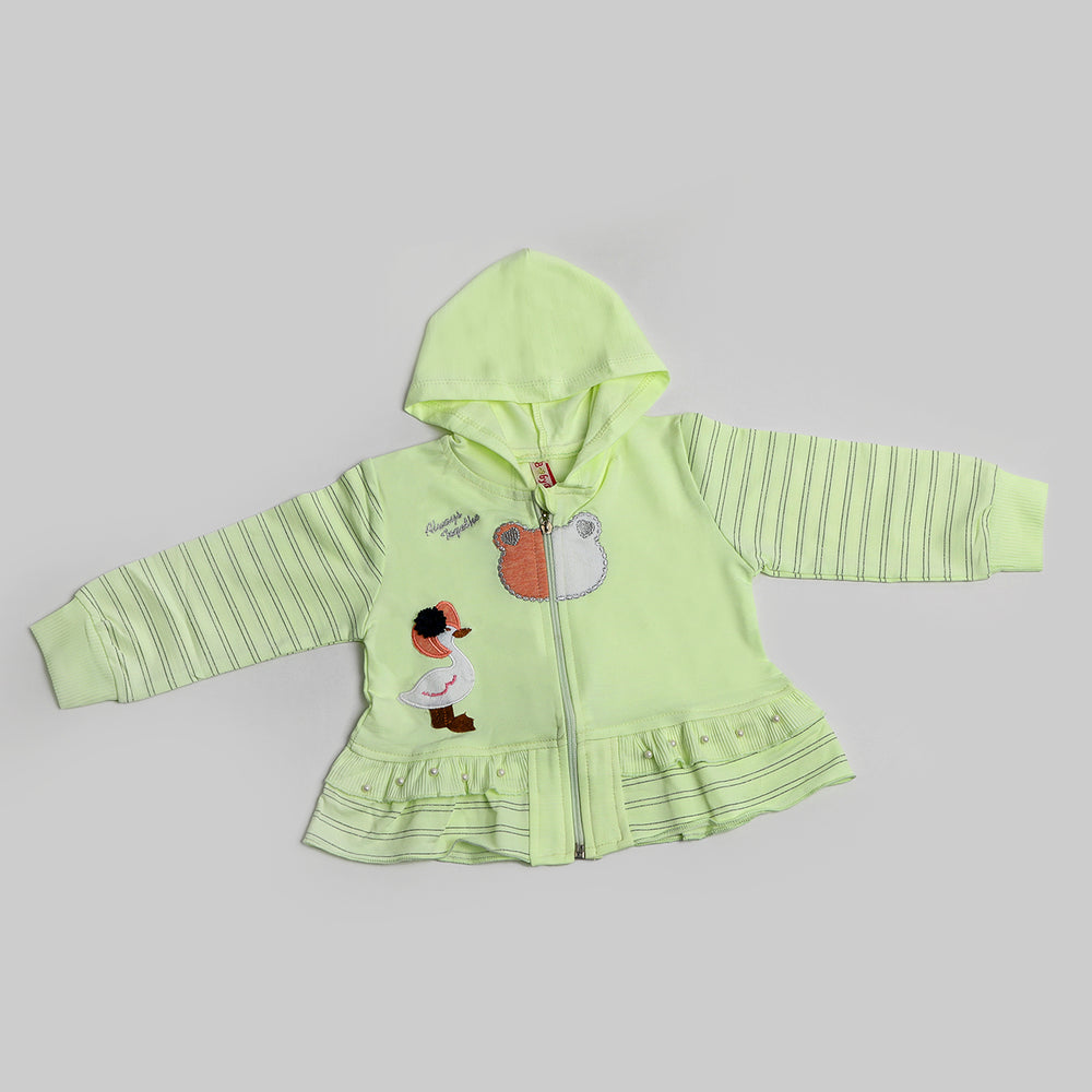 Girls Full Sleeves Tight Suit - Lime Green, Girls Suits, Chase Value, Chase Value