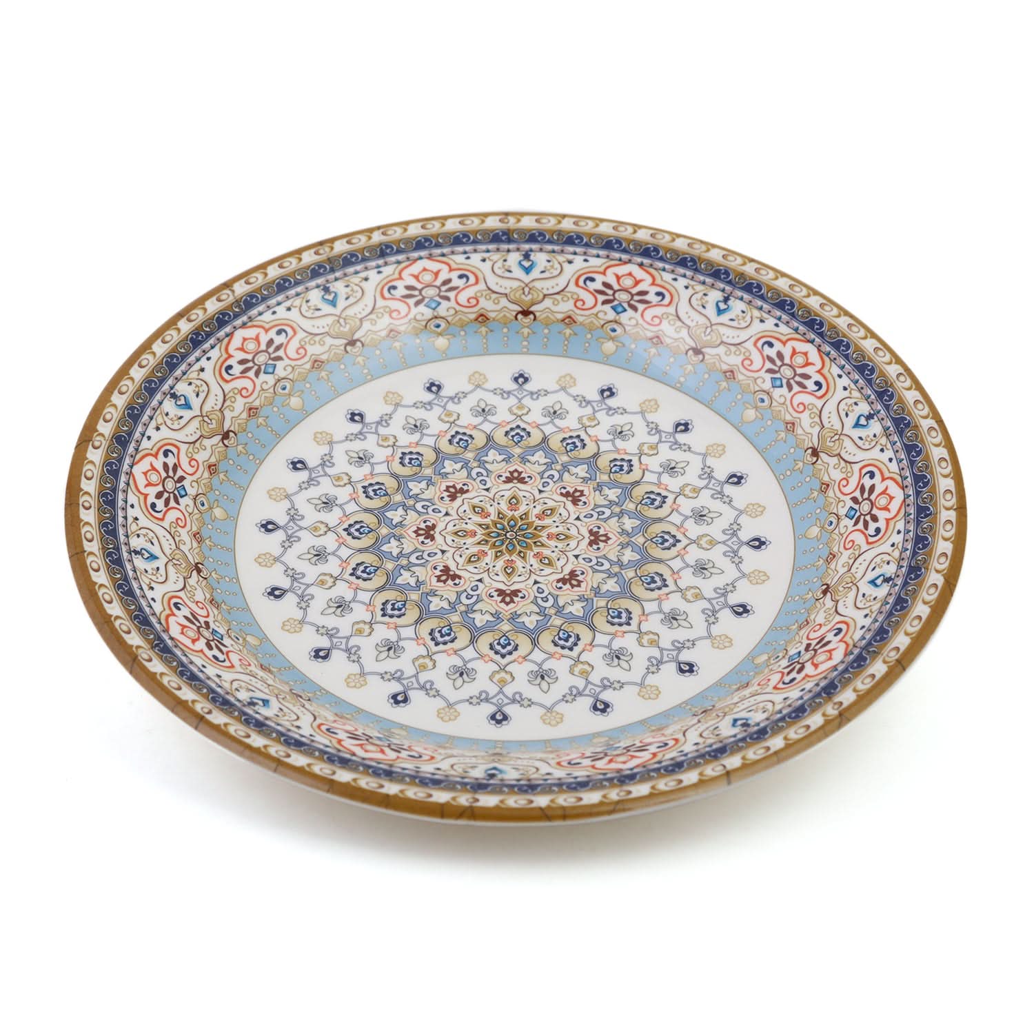 Royal Melamine 08" Inches Floral Dinner Plate, Plates & Bowls, Chase Value, Chase Value