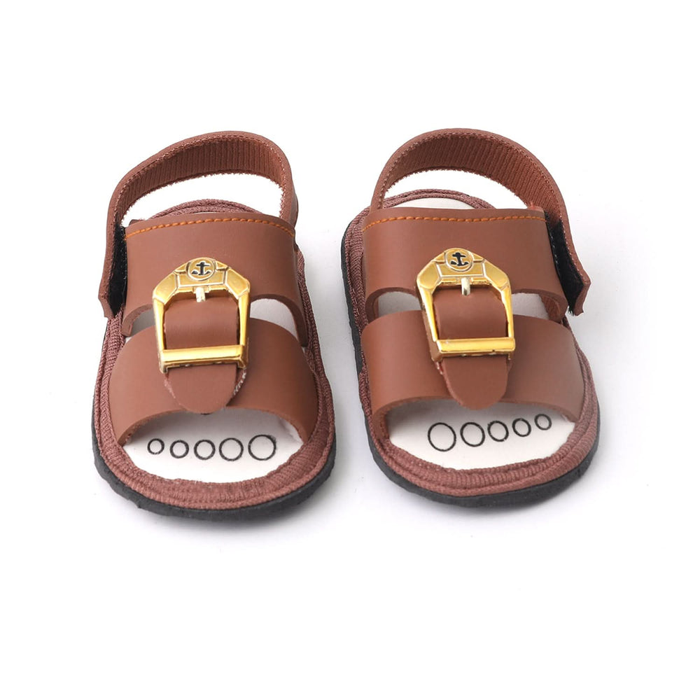 Newborn Boys Aerosoft Sandle - Brown, Newborn Caps, Shoes & Socks, Chase Value, Chase Value