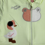 Girls Full Sleeves Tight Suit - Lime Green, Girls Suits, Chase Value, Chase Value