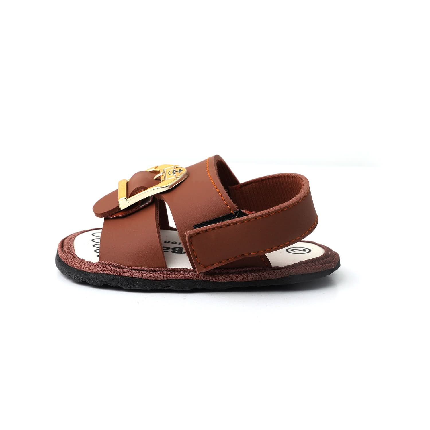 Newborn Boys Aerosoft Sandle - Brown, Newborn Caps, Shoes & Socks, Chase Value, Chase Value