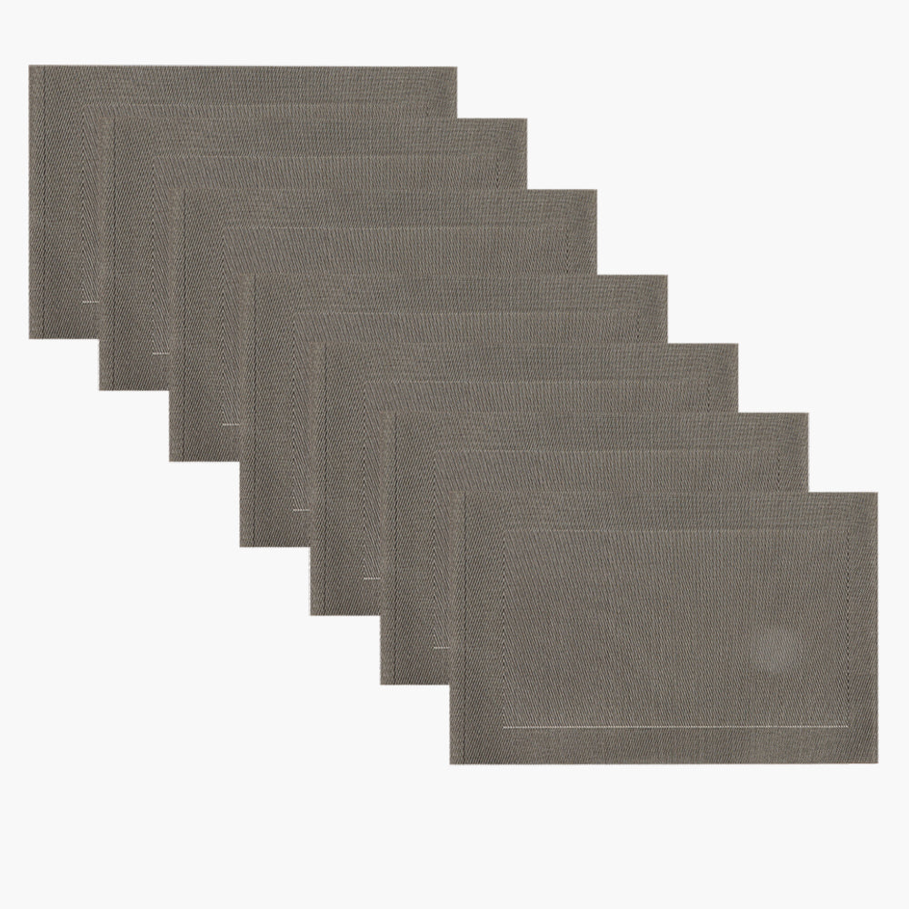 Table Mat with Runner Pack of 7 - Olive Green, Mats, Chase Value, Chase Value