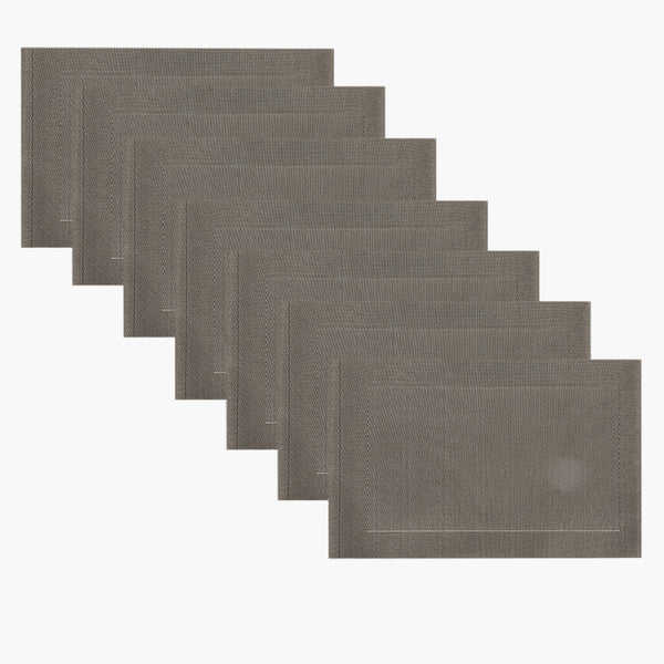 Table Mat with Runner Pack of 7 - Olive Green