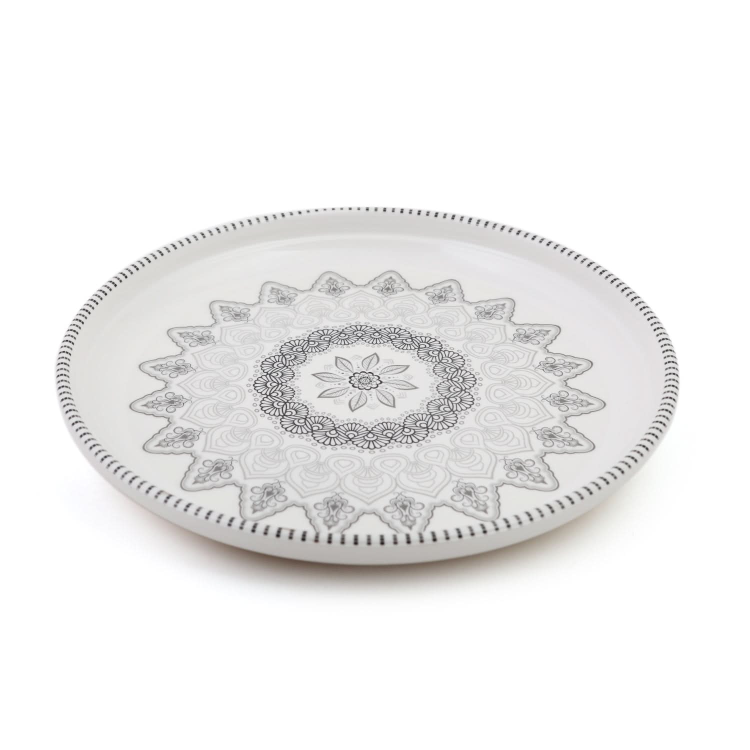 Flate Plate 10" Inches - Grey, Plates & Bowls, Chase Value, Chase Value