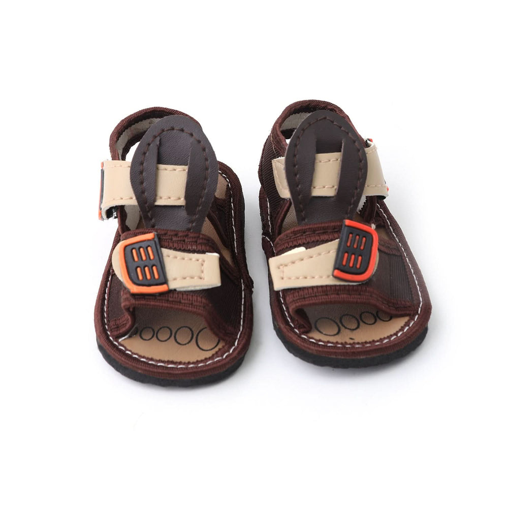 Newborn Boys Sandal - Brown, Newborn Caps, Shoes & Socks, Chase Value, Chase Value