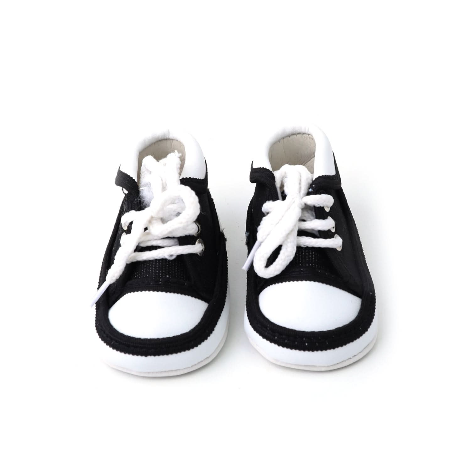 Newborn Boys Lace Shoes - Black, Newborn Caps, Shoes & Socks, Chase Value, Chase Value