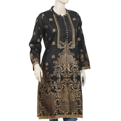 Eminent Women's Stitched Kurti - Black