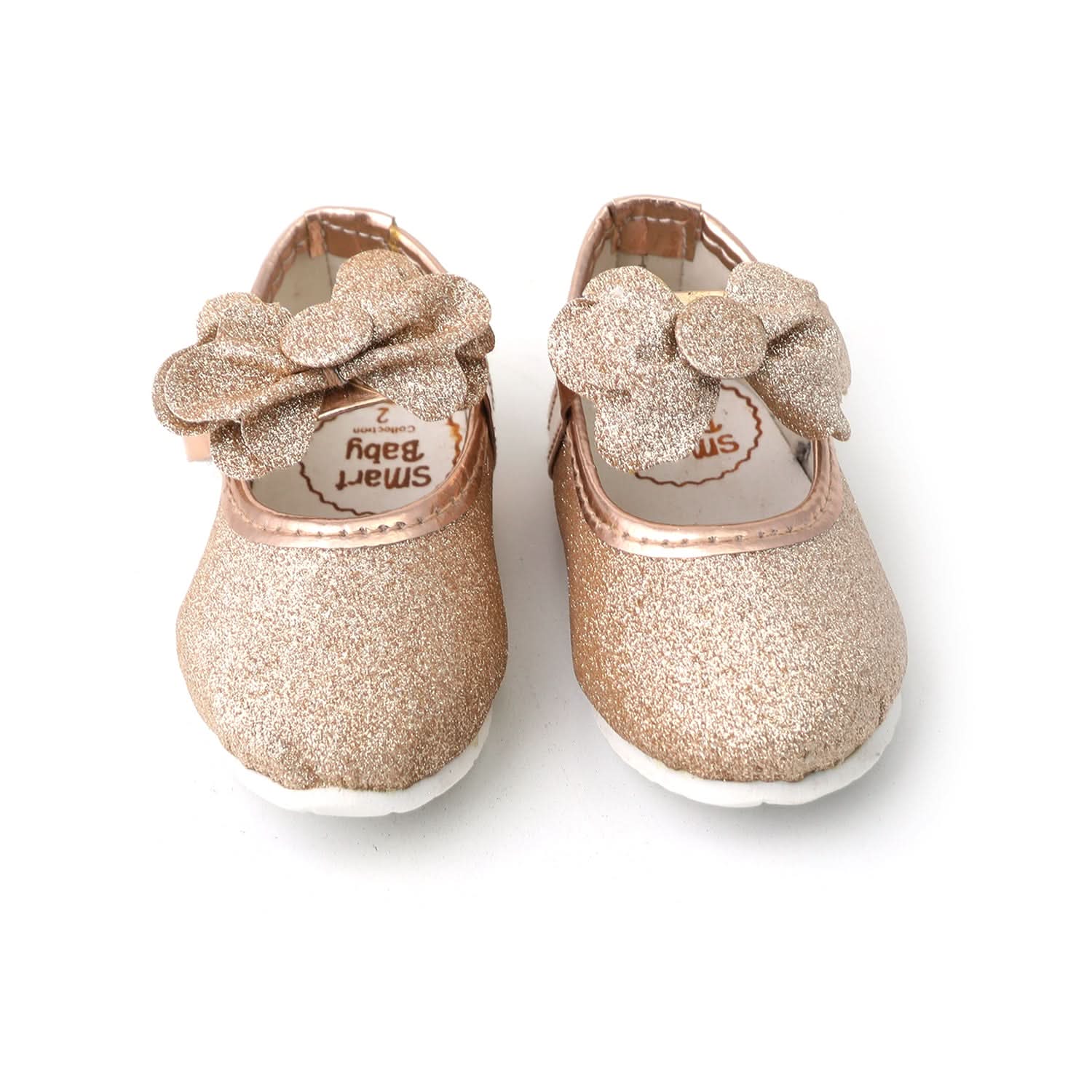 Newborn Baby Pumpy Glitter - Golden, Newborn Caps, Shoes & Socks, Chase Value, Chase Value