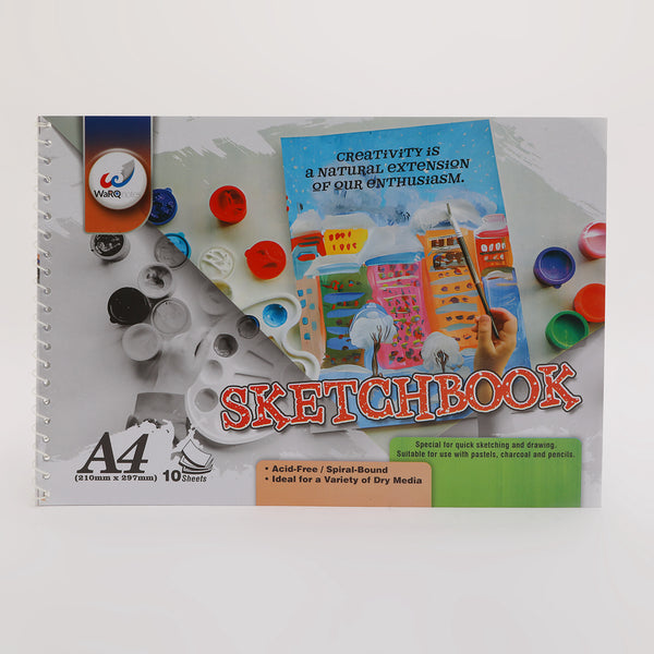 Sketchbook A4 Size 10 Pages - Multi Color