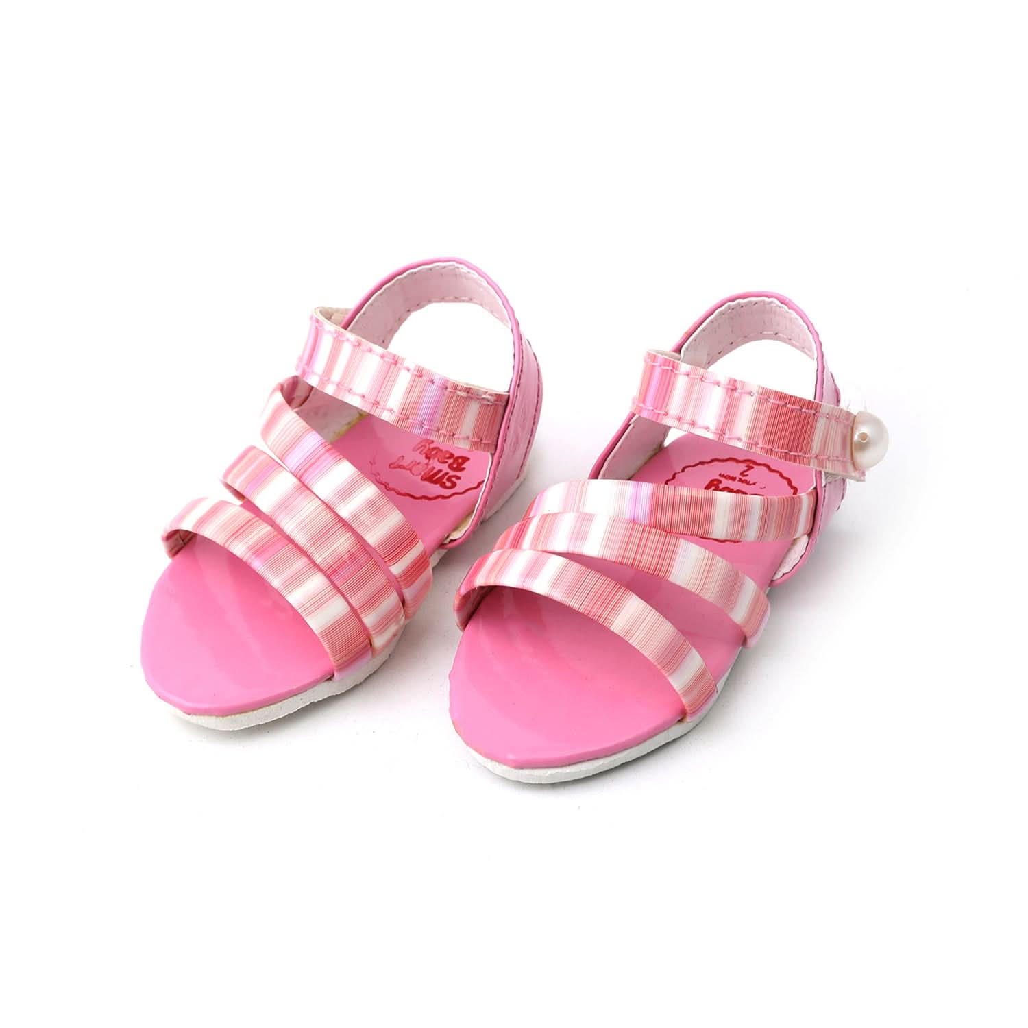 Newborn Girls Sandle Multi Step - Pink, Newborn Caps, Shoes & Socks, Chase Value, Chase Value