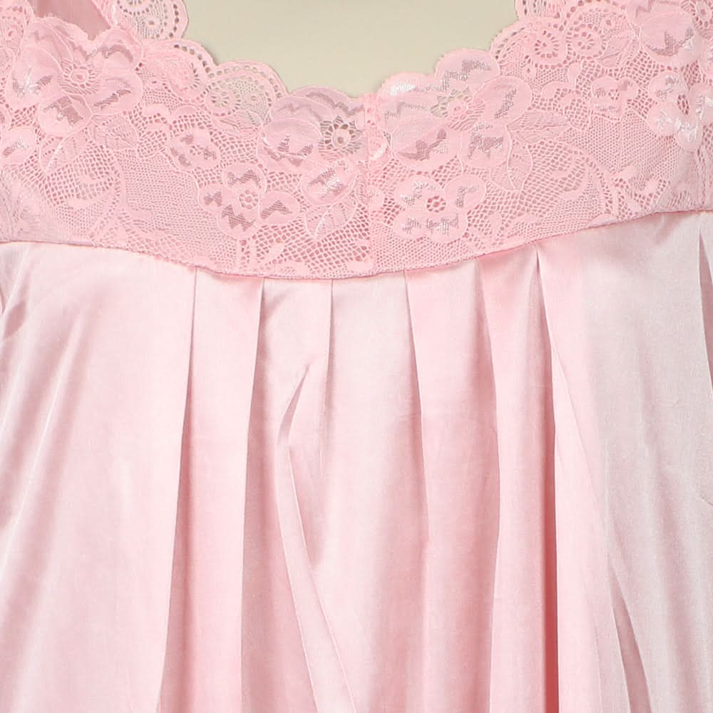 Women's Long Nighty - Light Pink, Women Night Suit, Chase Value, Chase Value