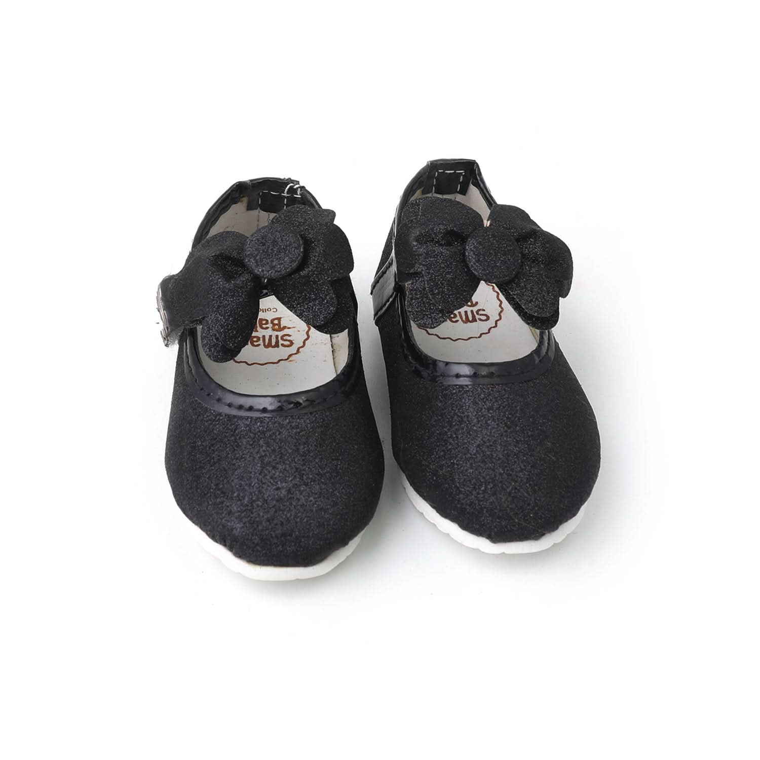 Newborn Baby Pumpy Glitter - Black, Newborn Caps, Shoes & Socks, Chase Value, Chase Value