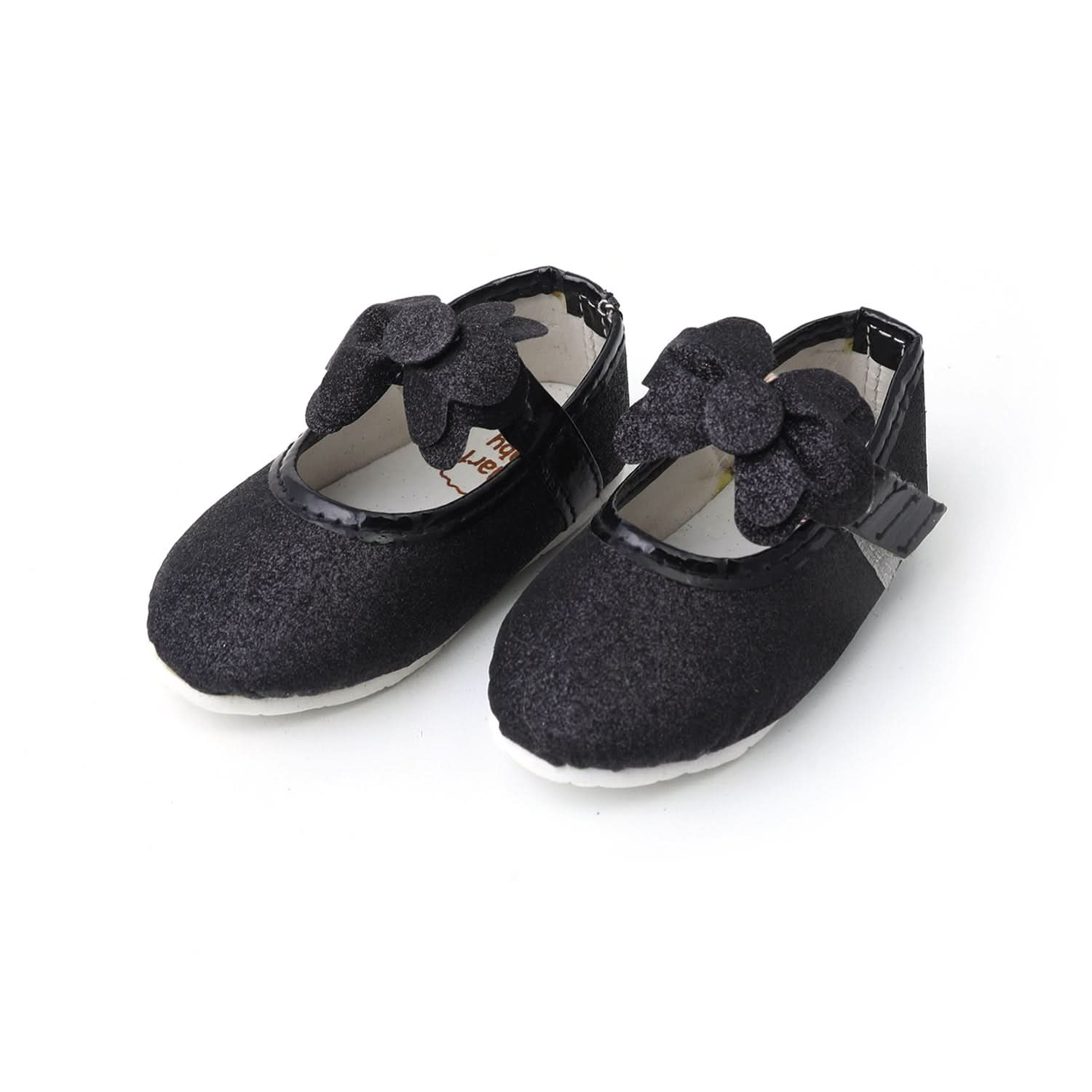 Newborn Baby Pumpy Glitter - Black, Newborn Caps, Shoes & Socks, Chase Value, Chase Value