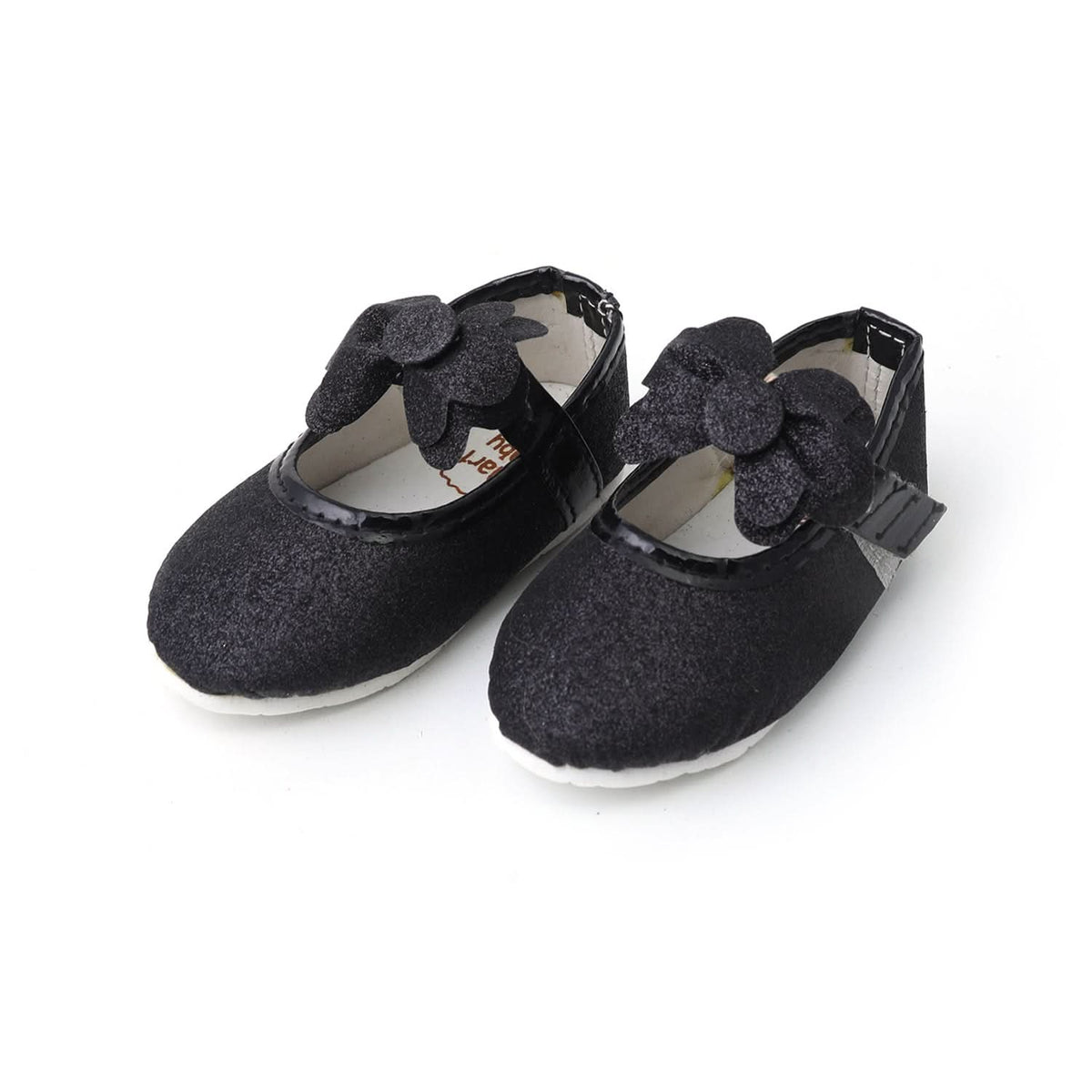 Newborn Baby Pumpy Glitter - Black, Newborn Caps, Shoes & Socks, Chase Value, Chase Value