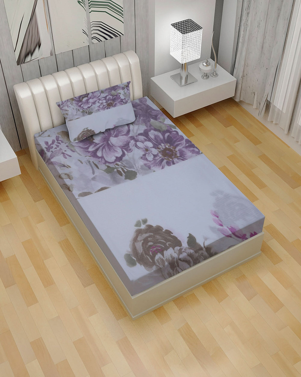 2pcs Single Bedsheet, Single Size Bed Sheet, Chase Value, Chase Value