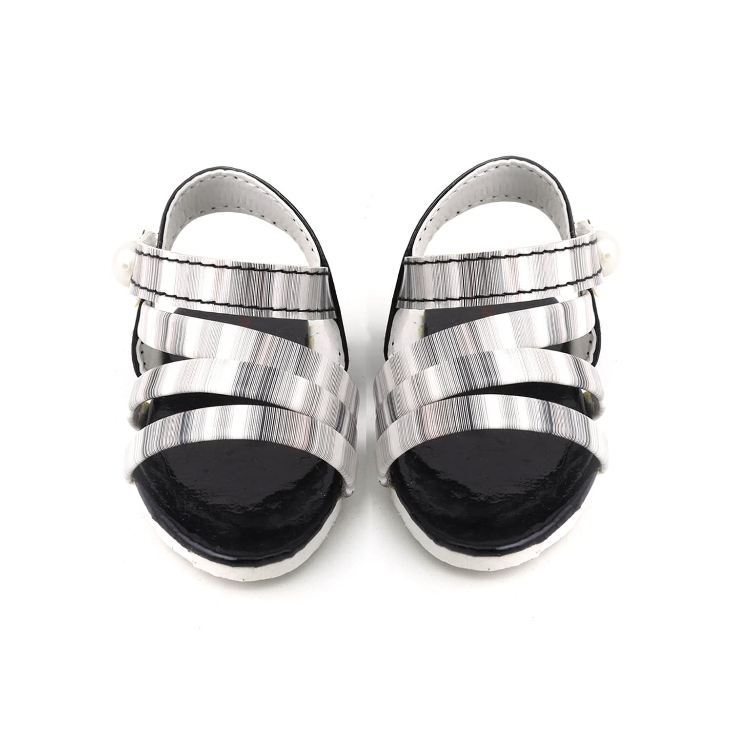 Newborn Girls Sandle Multi Step - Grey, Newborn Caps, Shoes & Socks, Chase Value, Chase Value